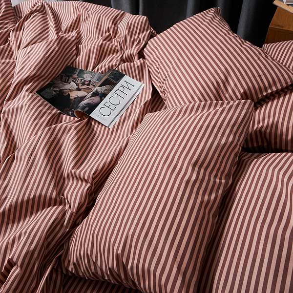 Фото - Комплект постельного белья Moon&Star Бязь Gold Люкс «Autumn Stripes» 200х220 нав. 4х50х70 (MS-820005928)