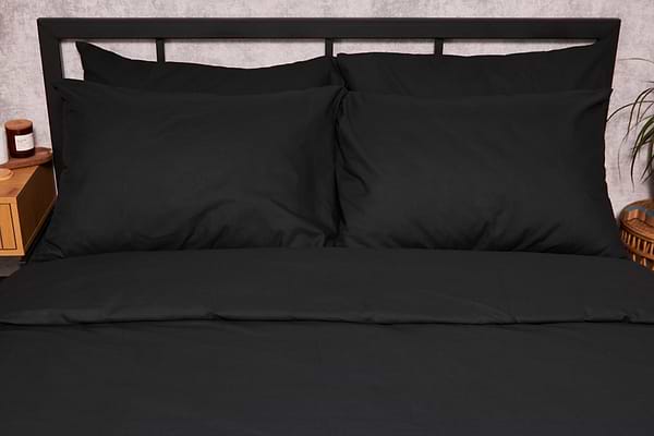 Фото - Комплект постільної білизни Moon&Star Бязь Gold Люкс Black 175х210 см нав. 40х60 2 шт. (MS-890000021)