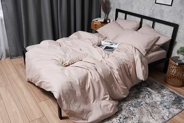 Фото - Комплект постільної білизни Moon&Star Бязь Gold Люкс «Blanc» 200х220 нав. 4х70х70 (MS-820004599)