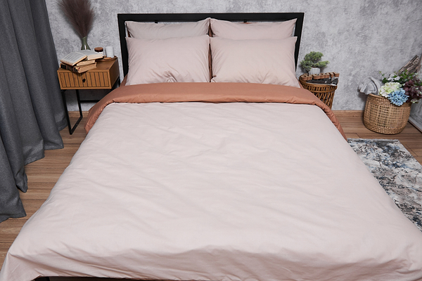 Фото - Комплект постельного белья Moon&Star Бязь Gold Люкс «Brown Blanc» 200х220 нав. 4х70х70 (MS-820004564)