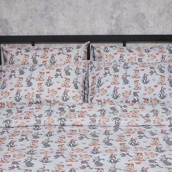 Фото - Комплект постільної білизни Moon&Star Бязь Gold Люкс Bunny Dreams 160х220х2 нав. 4х50х70 (MS-820006088)