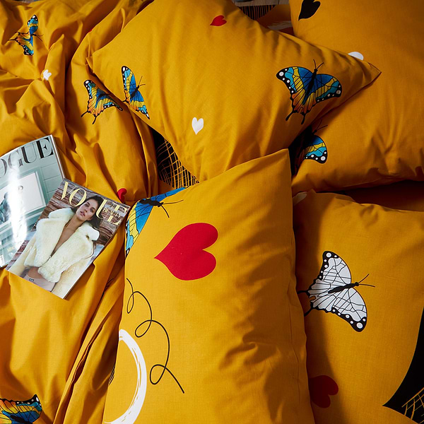 Фото - Комплект постільної білизни Moon&Star Бязь Gold Люкс Butterfly Bloom (MS-890000103)