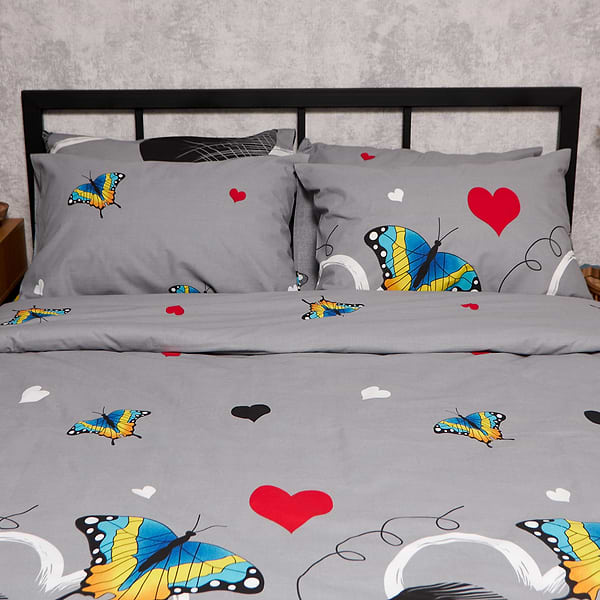 Фото - Комплект постельного белья Moon&Star Бязь Gold Люкс Butterfly Love 160х220 нав. 4х50х70 (MS-820008878)