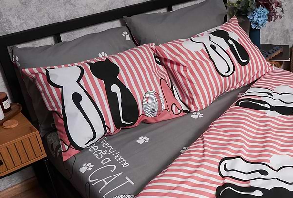 Фото - Комплект постельного белья Moon&Star Бязь Gold Люкс Cat King Size 220x240 (MS-820003224)