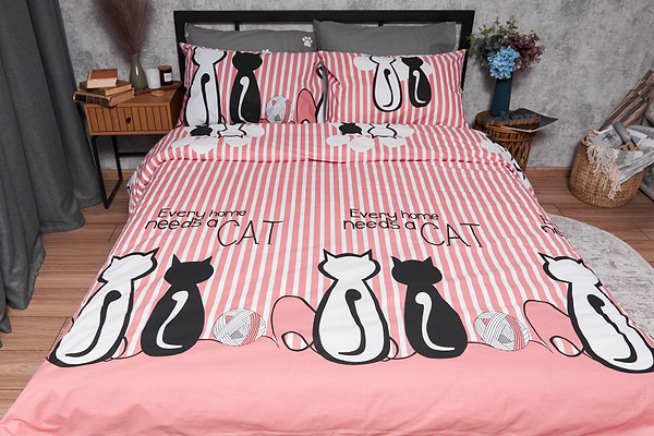 Фото - Комплект постельного белья Moon&Star Бязь Gold Люкс Cat King Size 220x240 (MS-820003224)