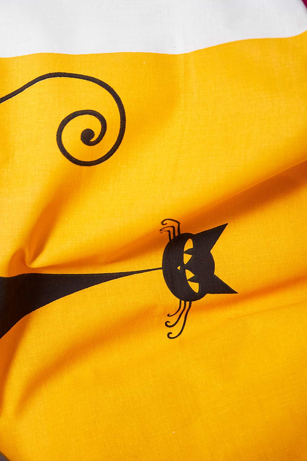 Фото - Комплект постільної білизни Moon&Star Бязь Gold Люкс Cat Brawlers 143х210 (MS-820003376)