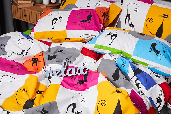 Фото - Підковдра полуторна євро Moon&Star Бязь Gold Люкс Cat Brawlers 160 x 220 см (MS-870000241)