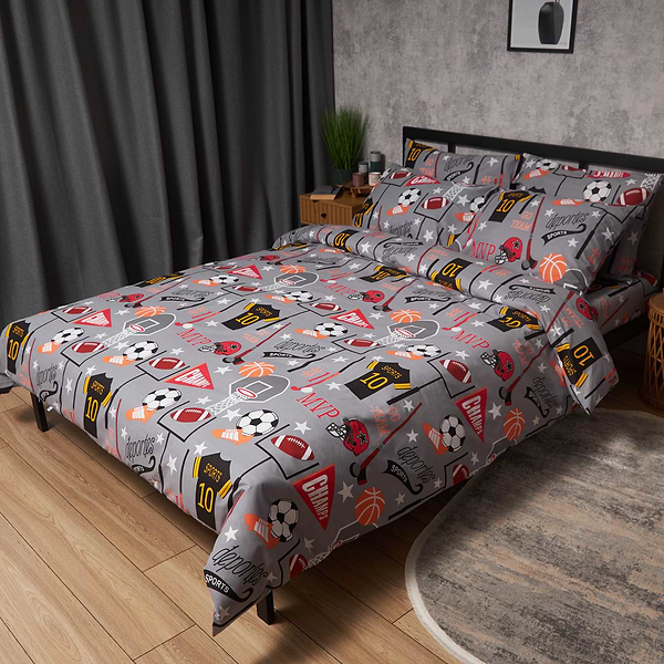 Фото - Комплект постільної білизни Moon&Star Бязь Gold Люкс Champion’s Rest 180х220 см нав. 70х70 2 шт. (MS-880000113)