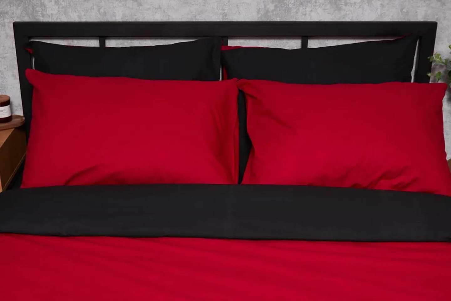 Наволочка Moon&Star Бязь Gold Люкс Cherry Black 50х70 2 шт. (MS-840000009)