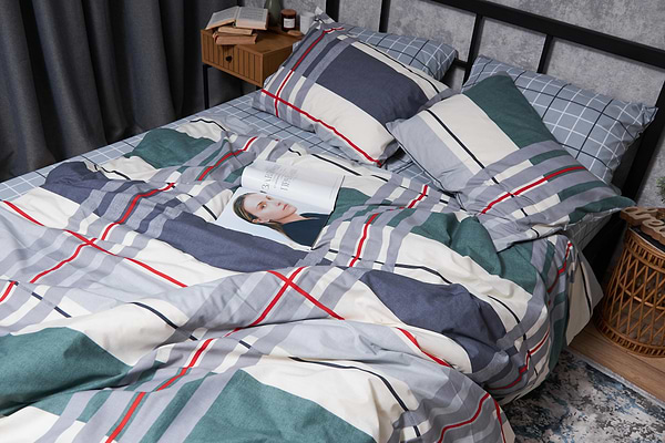 Фото - Комплект постельного белья Moon&Star Бязь Gold Люкс «Cloudy» 200х220 нав. 2х40х60 (MS-820004700)