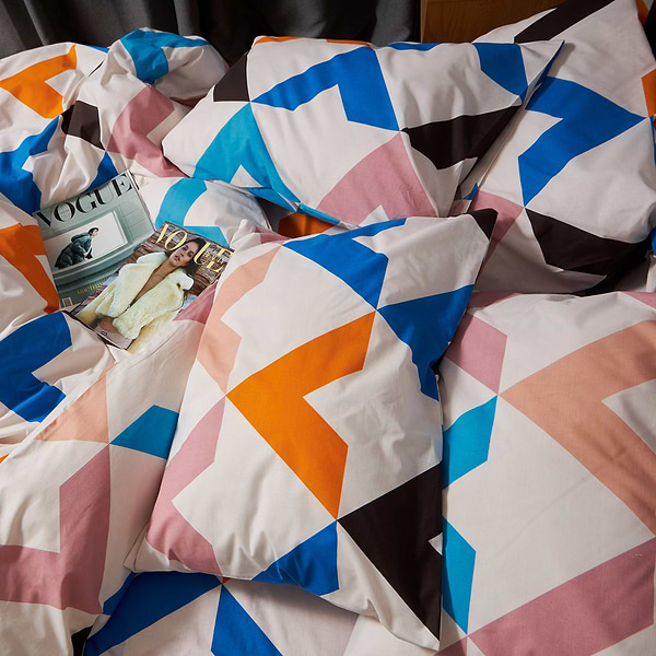 Фото - Комплект постельного белья Moon&Star Бязь Gold Люкс Color Clash 160х220 нав. 2х70х70 (MS-820008982)