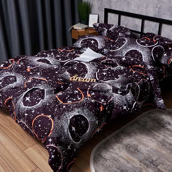 Фото - Комплект постельного белья Moon&Star Бязь Gold Люкс Cosmic Vibes 200х220 см нав. 40х60 2 шт. (MS-880000162)