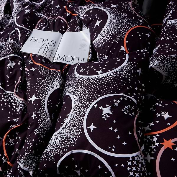 Фото - Комплект постельного белья Moon&Star Бязь Gold Люкс Cosmic Vibes 200х220 см нав. 40х60 2 шт. (MS-880000162)