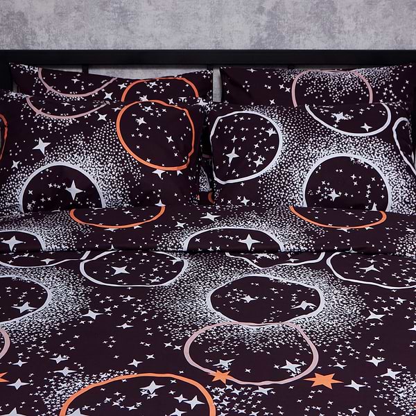 Фото - Комплект постельного белья Moon&Star Бязь Gold Люкс Cosmic Vibes 200х220 см нав. 40х60 2 шт. (MS-880000162)