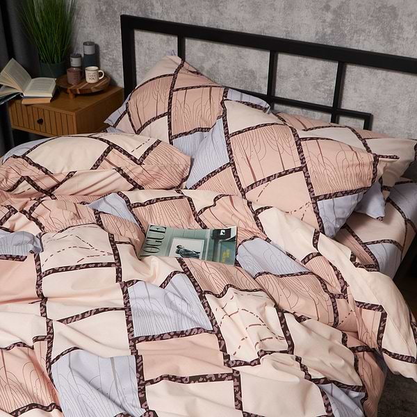 Фото - Комплект постельного белья Moon&Star Бязь Gold Люкс Cozy Puzzle 160х220х2 нав. 4х70х70 (MS-820009064)