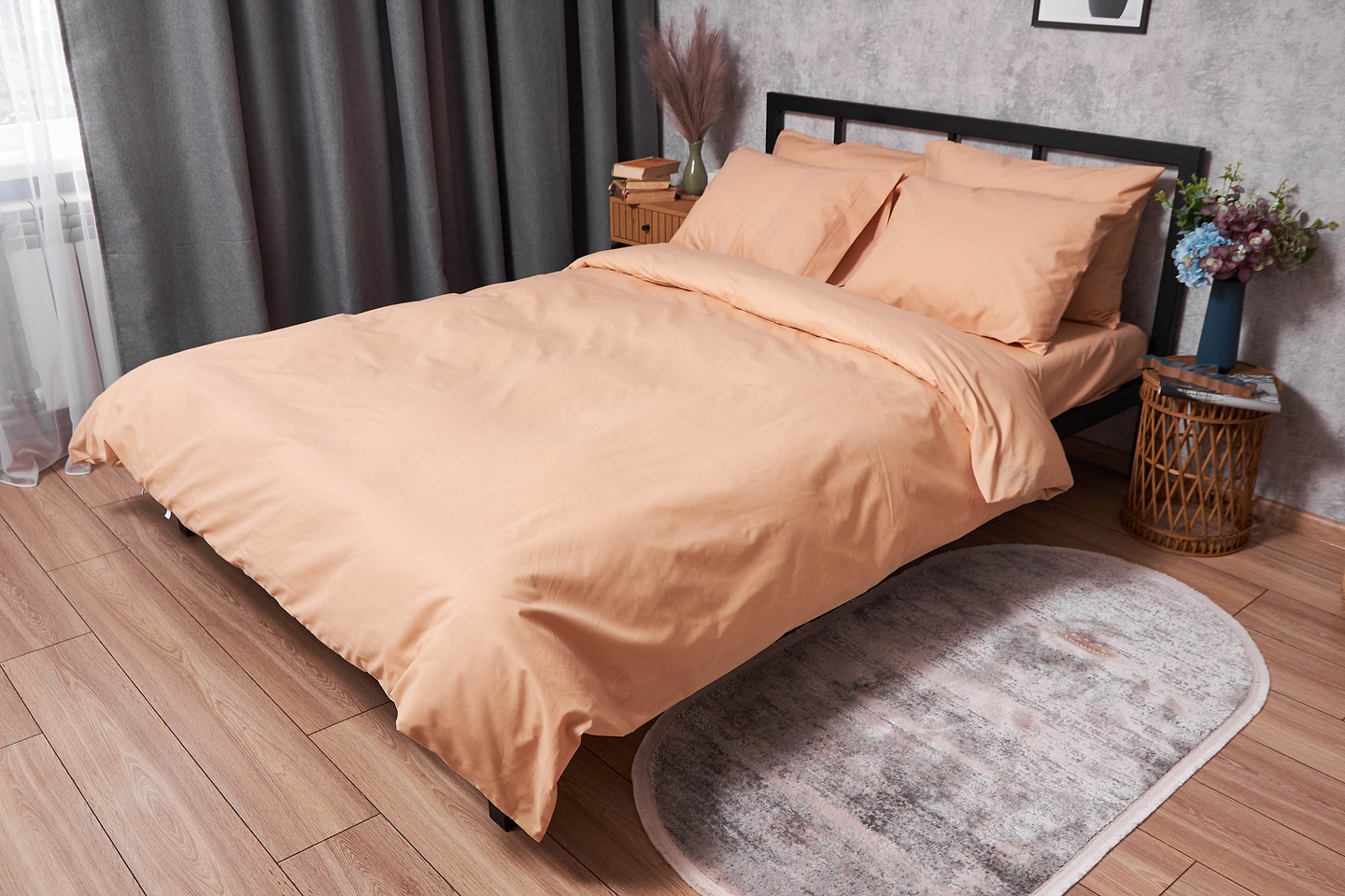 Комплект постельного белья Moon&Star Бязь Gold Люкс Cream 160х220 нав. 2х50х70 (MS-820003276)