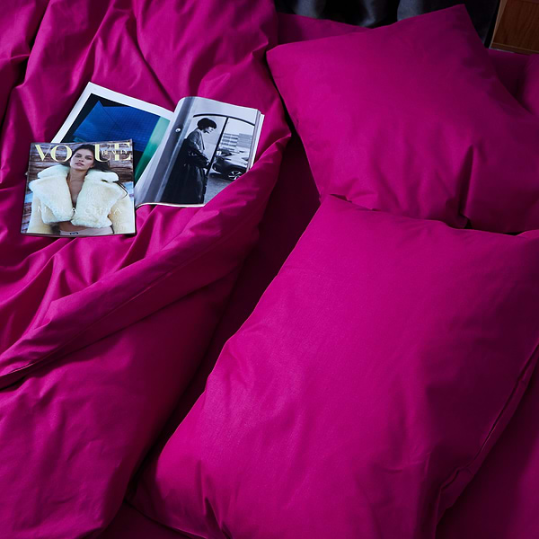 Фото - Комплект постільної білизни Moon&Star Бязь Gold Люкс Crimson Elegance 200х220 нав. 70х70 см 2 шт. (MS-890000221)