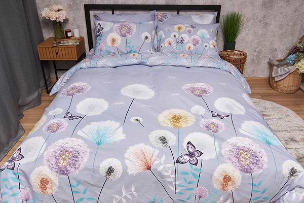 Фото - Комплект постільної білизни Moon&Star Бязь Gold Люкс Dandelion Dreams 143х210 нав. 2х70х70 (MS-820005582)