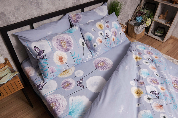 Фото - Комплект постельного белья Moon&Star Бязь Gold Люкс Dandelion Dreams 175х210 нав. 2х50х70 (MS-820005571)