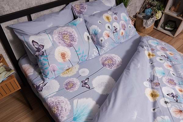 Фото - Комплект постільної білизни Moon&Star Бязь Gold Люкс Dandelion Dreams 143х210 нав. 2х70х70 (MS-820005582)