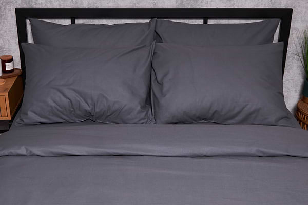 Фото - Комплект постельного белья Moon&Star Бязь Gold Люкс Dark Blue King Size 220x240 (MS-820003187)