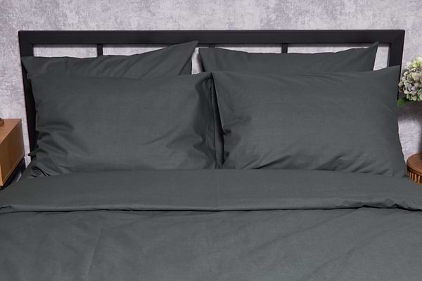 Фото - Комплект постільної білизни Moon&Star Бязь Gold Люкс Dark Green 160х220х2 нав. 2х40х60 (MS-820002188)