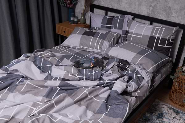 Фото - Комплект постельного белья Moon&Star Бязь Gold Люкс «Domiano» 175х210 см нав. 2х40х60 (MS-820001988)