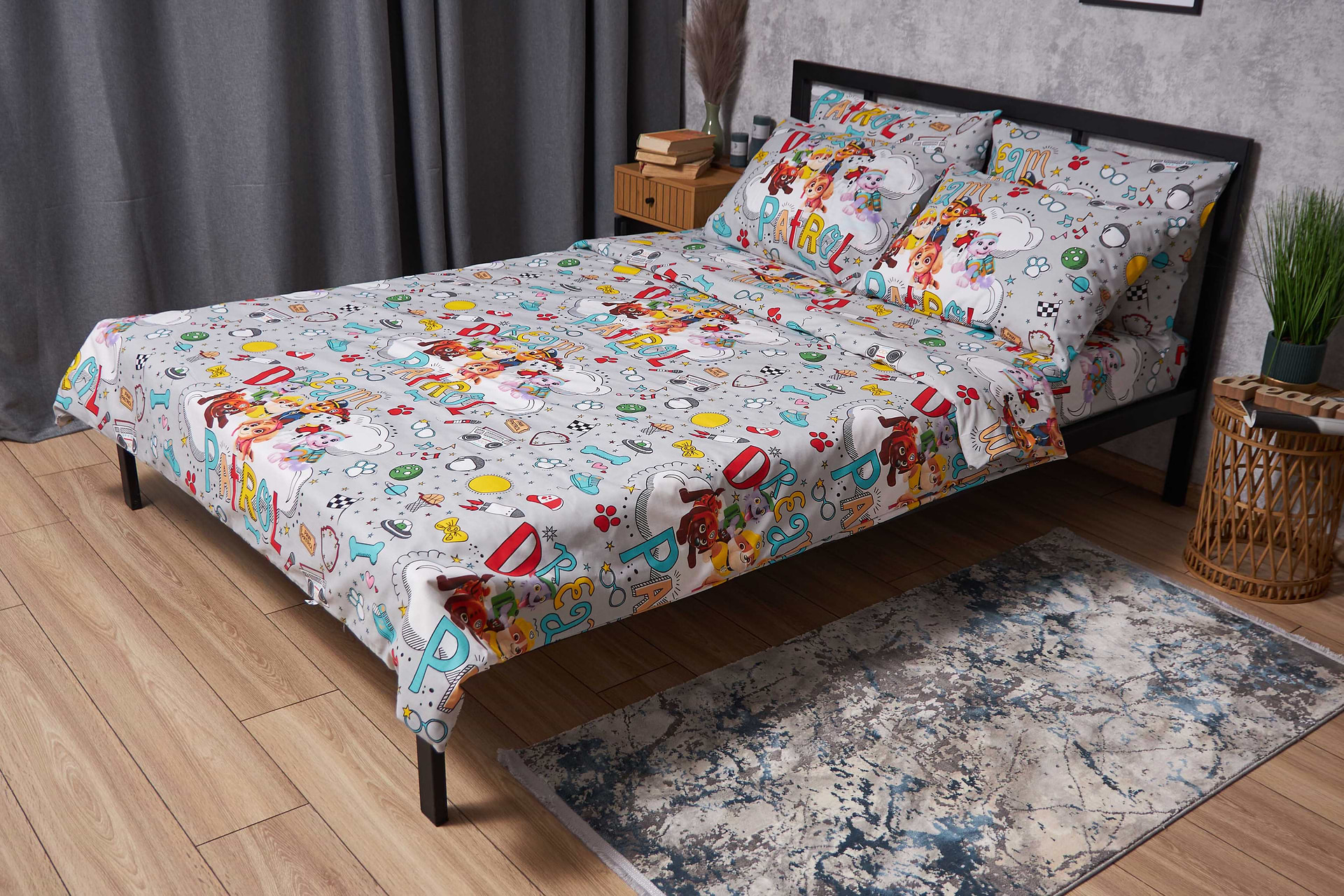 Комплект постільної білизни Moon&Star Бязь Gold Люкс Dream Patrol King Size 220x240 (MS-820003992)