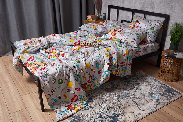 Фото - Комплект постільної білизни Moon&Star Бязь Gold Люкс Dream Patrol King Size 220x240 (MS-820003994)