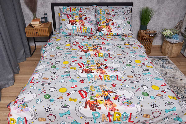 Фото - Комплект постільної білизни Moon&Star Бязь Gold Люкс Dream Patrol King Size 220x240 (MS-820003993)