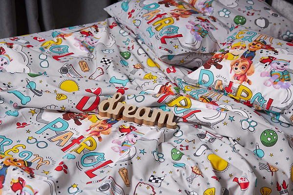 Фото - Комплект постельного белья Moon&Star Бязь Gold Люкс «Dream Patrol» 160х220х2 нав. 2х70х70 (MS-820004022)