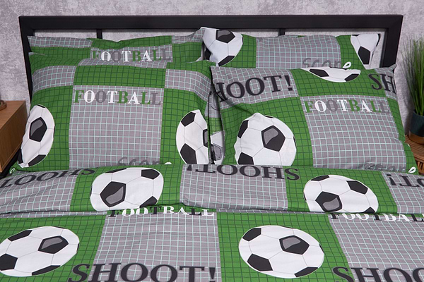 Фото - Комплект постельного белья Moon&Star Бязь Gold Люкс Football 143х210 (MS-820002036)