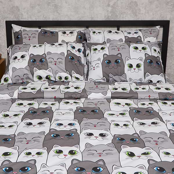 Фото - Комплект постільної білизни Moon&Star Бязь Gold Люкс Furry Friends 160х220х2 нав. 4х70х70 (MS-820009274)