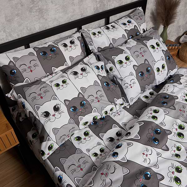 Фото - Комплект постільної білизни Moon&Star Бязь Gold Люкс Furry Friends 143х210х2 нав. 2х70х70 (MS-820009267)