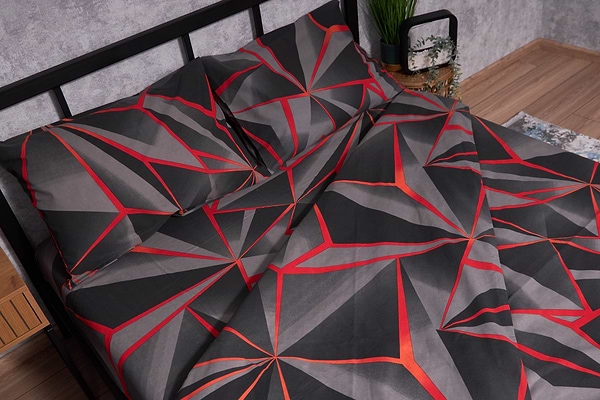 Фото - Комплект постільної білизни Moon&Star Бязь Gold Люкс Geometry 143х210х2 нав. 2х40х60 (MS-820002253)