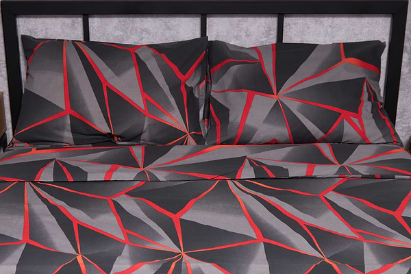 Фото - Комплект постільної білизни Moon&Star Бязь Gold Люкс Geometry 143х210 (MS-820002244)