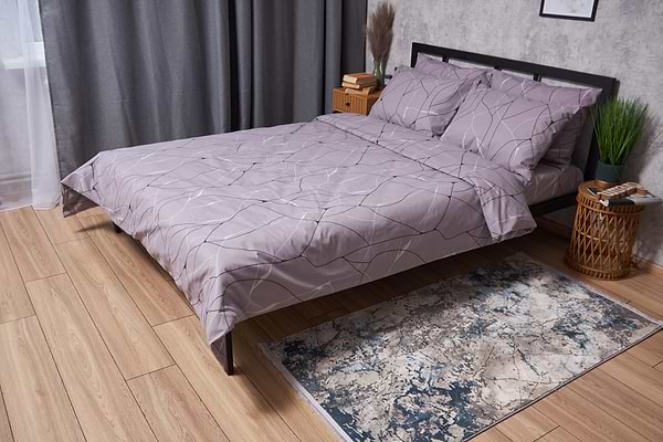 Фото - Комплект постельного белья Moon&Star Бязь Gold Люкс «Graphite» 143х210х2 нав. 2х50х70 (MS-820004121)