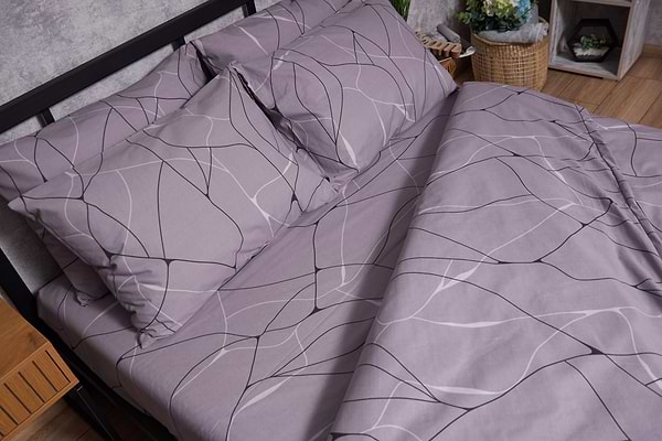 Фото - Комплект постельного белья Moon&Star Бязь Gold Люкс Graphite 143х210 (MS-820004113)