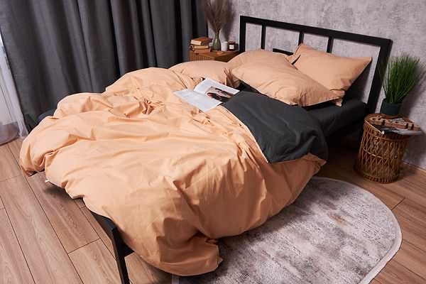 Фото - Комплект постельного белья Moon&Star Бязь Gold Люкс «Gray Cream» 143х210х2 нав. 2х40х60 (MS-820003315)