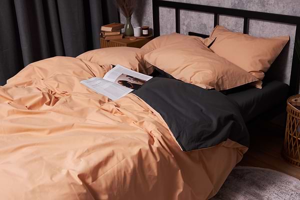 Фото - Комплект постельного белья Moon&Star Бязь Gold Люкс Gray Cream 143х210 (MS-820003309)