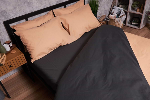 Фото - Комплект постельного белья Moon&Star Бязь Gold Люкс Gray Cream King Size 220x240 (MS-820003292)