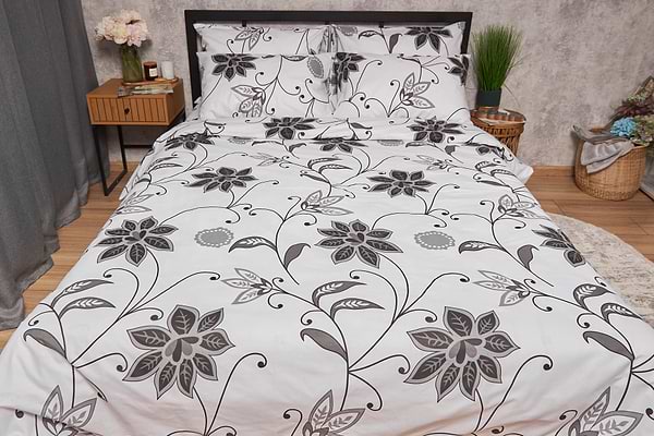 Фото - Комплект постельного белья Moon&Star Бязь Gold Люкс Gray Denim 175х210 (MS-820005605)