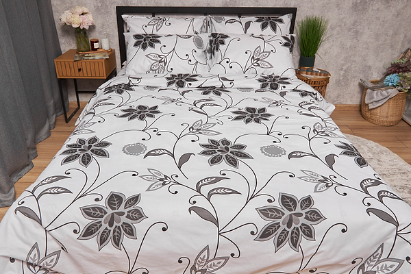 Фото - Комплект постельного белья Moon&Star Бязь Gold Люкс Gray Denim 175х210 (MS-820005607)