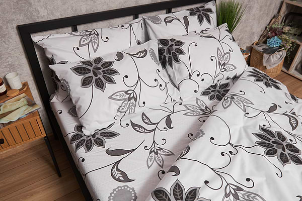 Фото - Комплект постельного белья Moon&Star Бязь Gold Люкс Gray Denim 175х210 (MS-820005608)