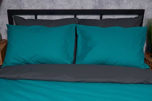 Фото - Комплект постільної білизни Moon&Star Бязь Gold Люкс Gray Green 143х210х2 нав. 2х50х70 (MS-820002709)