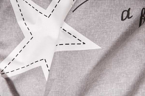 Фото - Комплект постільної білизни Moon&Star Бязь Gold Люкс «Gray Stars» 160х220х2 нав. 2х70х70 (MS-820003042)