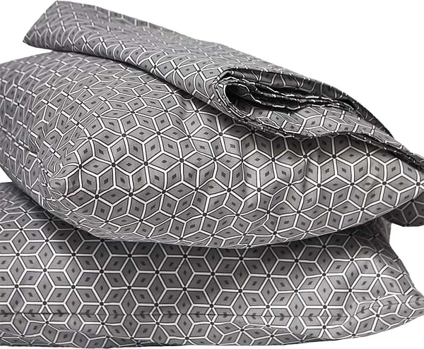 Фото - Комплект постільної білизни Moon&Star Бязь Gold Люкс Grey Labyrinth 180х220 см нав. 50х70 2 шт. (MS-880000256)