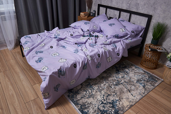 Фото - Комплект постельного белья Moon&Star Бязь Gold Люкс «Hello Kitty» 160х220х2 нав. 2х40х60 (MS-820004055)