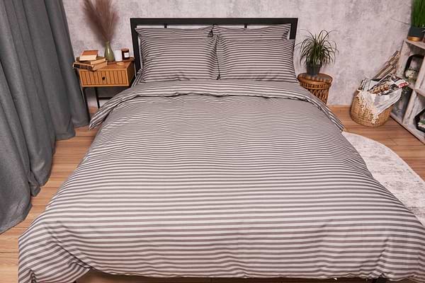 Фото - Комплект постільної білизни Moon&Star Бязь Gold Люкс «Ice Grey» 160х220х2 нав. 2х50х70 (MS-820003461)