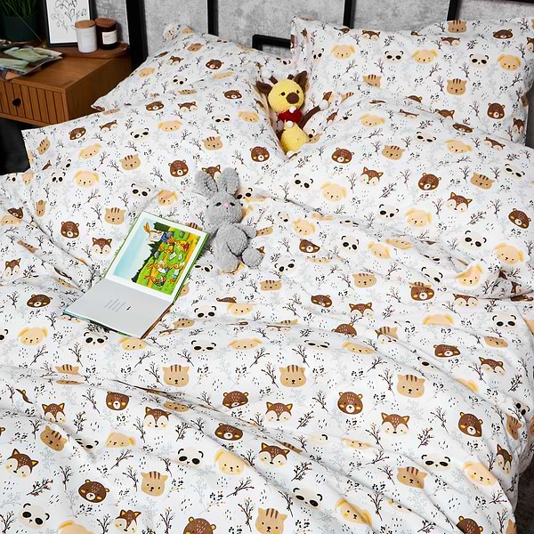 Фото - Комплект постельного белья Moon&Star Бязь Gold Люкс Jungle Joy 160х220 нав. 2х70х70 (MS-820006427)